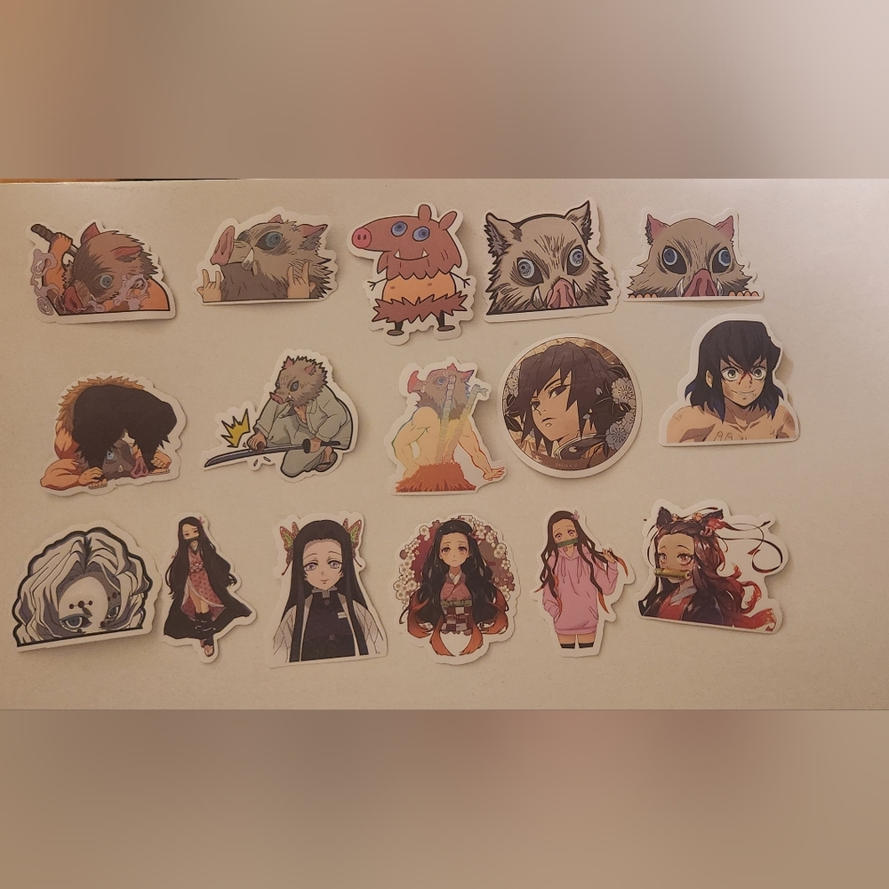 Demon slayer stickers bundle